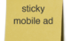 Fixed Ad Widget